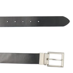 Cinturón de Cuero PU Hombre Reversible Negro-Azul CAT