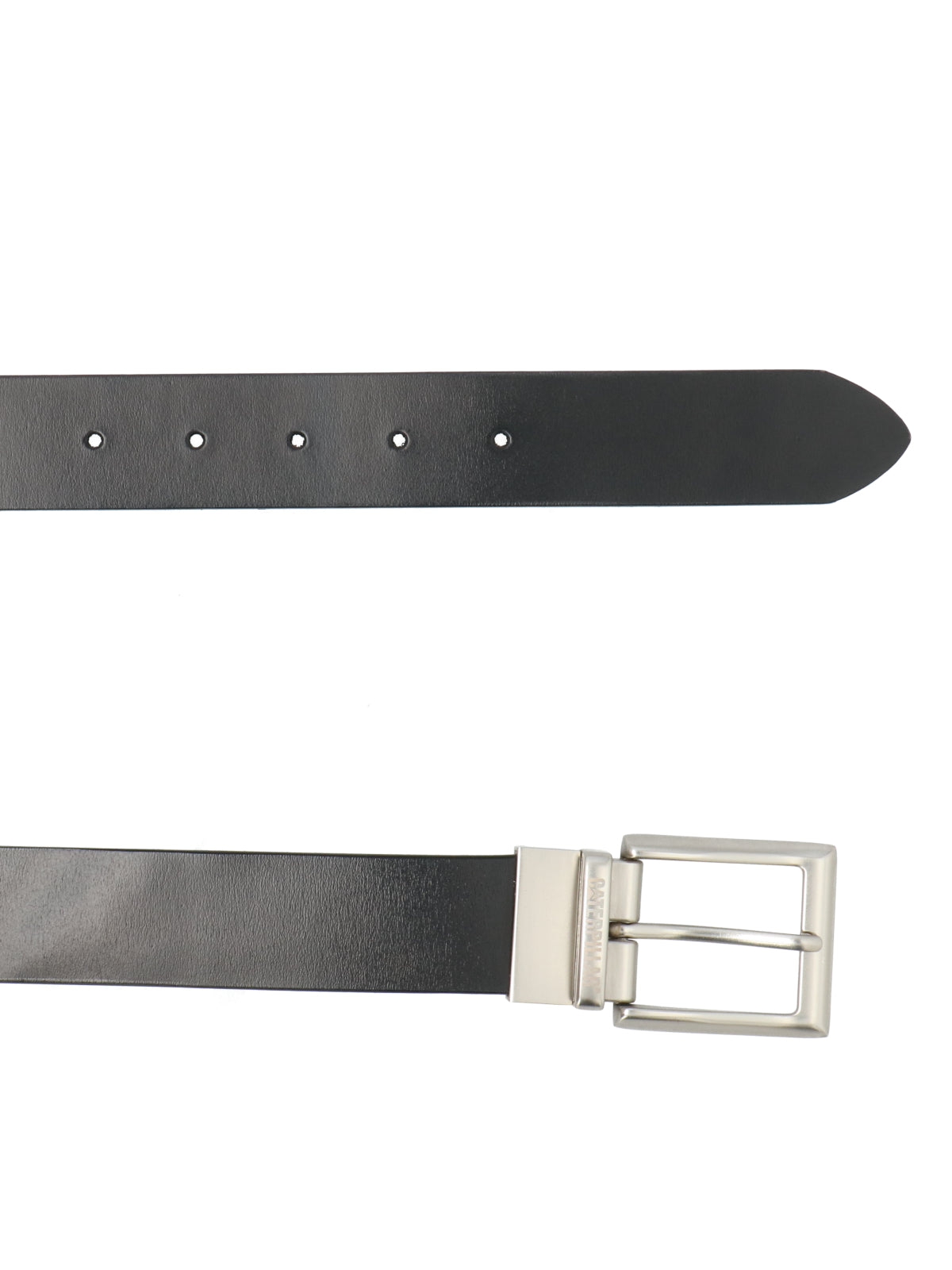 Cinturón de Cuero PU Hombre Reversible Negro-Azul CAT