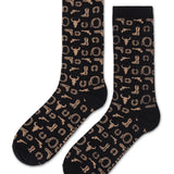 Calcetín Hombre Crew Sock Western Negro CAT