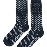 Calcetín Hombre Crew Sock Puntos Azul CAT
