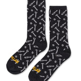 Calcetín Largo Hombre Diseño Herramientas Negro CAT
