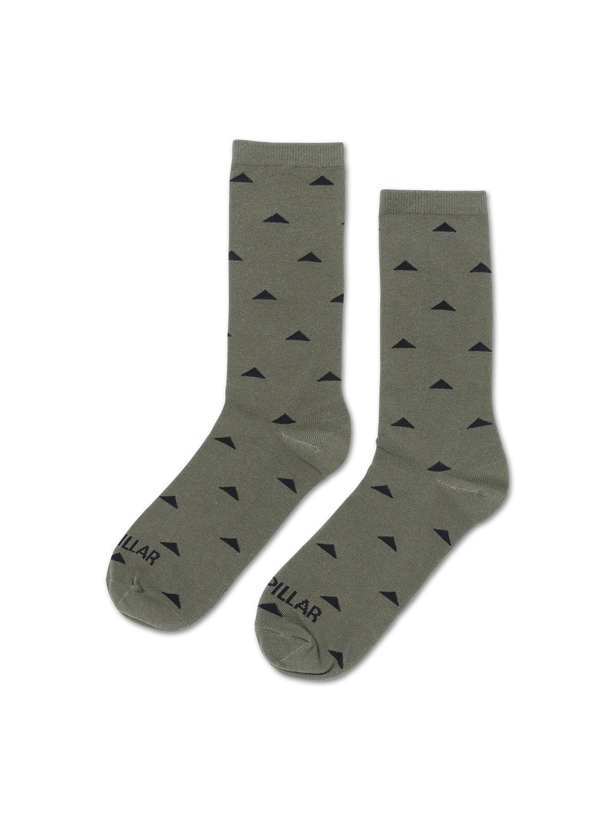 Calcetin Hombre Aop Crew Sock Verde