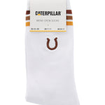 Calcetín Largo Hombre Diseño Herradura Blanco CAT