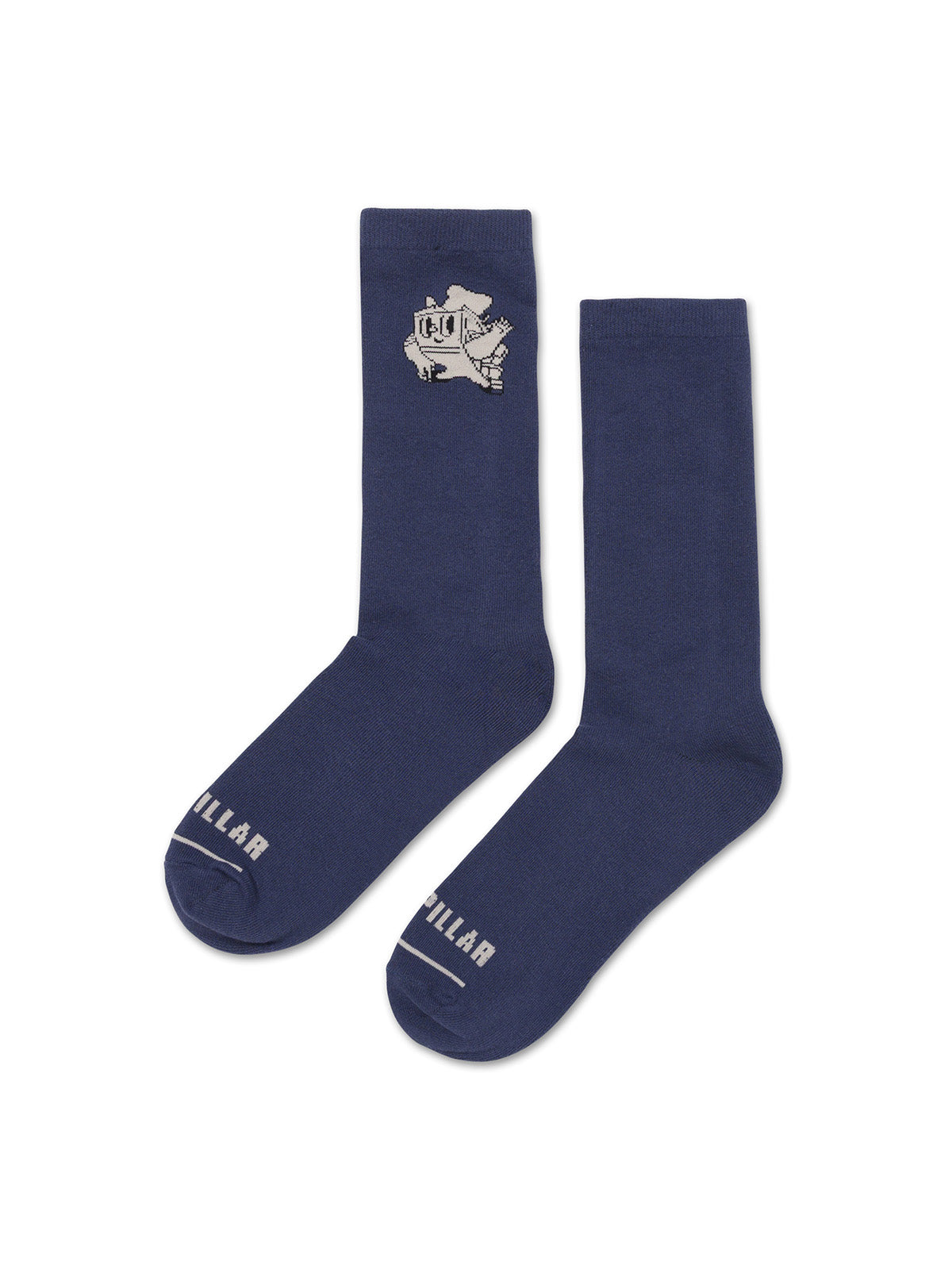 Calcetin Hombre Aop Crew Sock Azul