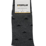 Calcetín Largo Hombre Diseño Tiangulos Gris Oscuro CAT