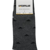 Calcetín Largo Hombre Diseño Tiangulos Gris Oscuro CAT