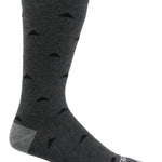 Calcetín Largo Hombre Diseño Tiangulos Gris Oscuro CAT