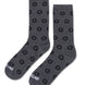 Calcetín Largo Hombre Diseño Ruedas Gris Oscuro CAT