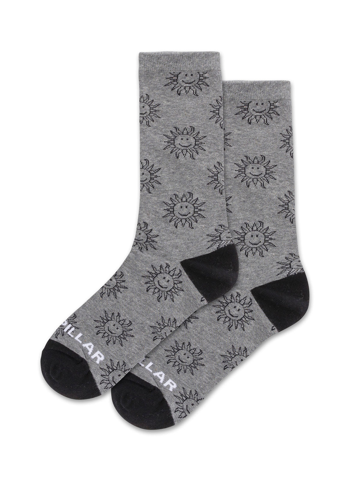 Calcetín Hombre Diseño Sol Gris Cat