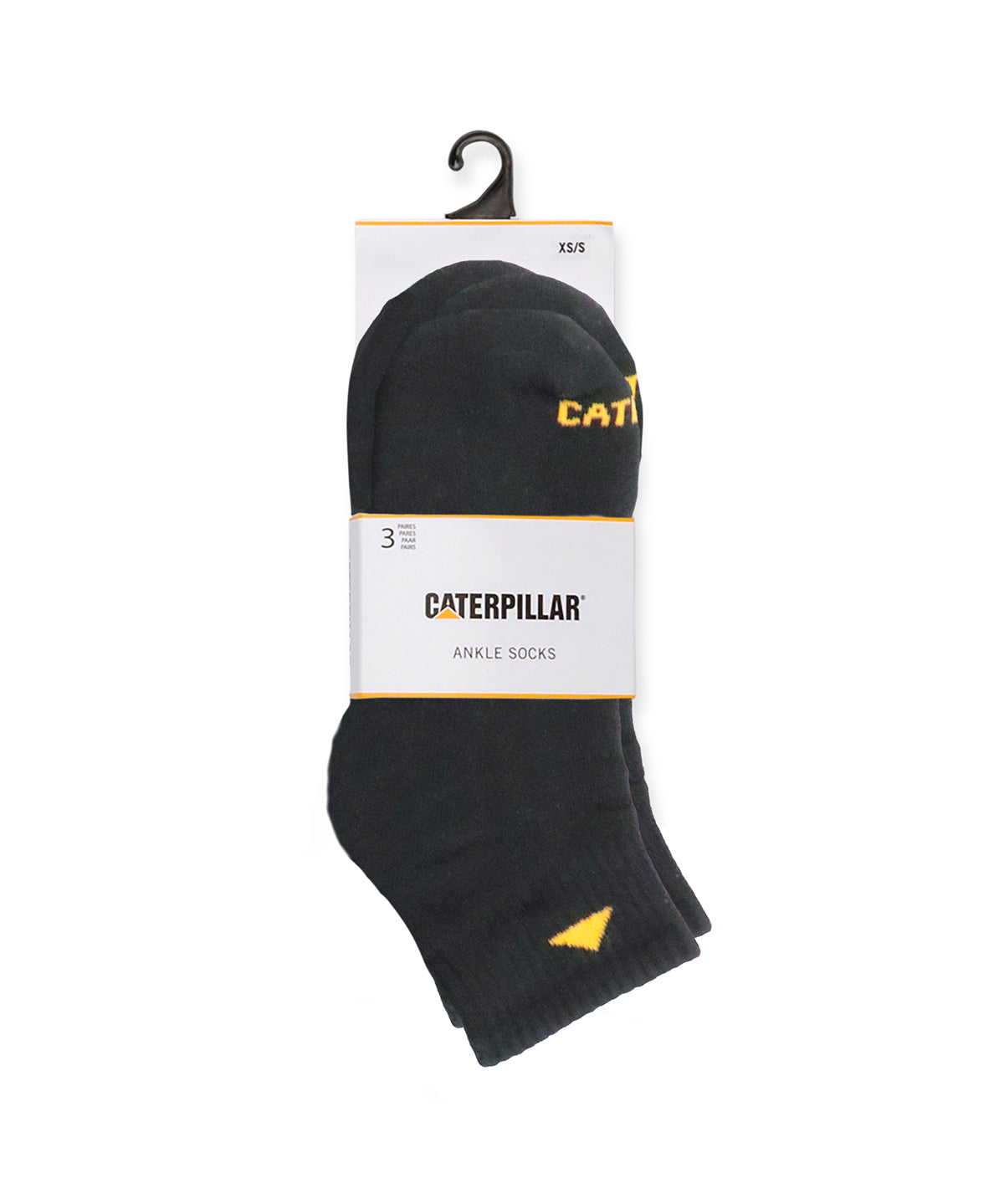 Calcetin Casual Unisex CAT BASICS ANKLE SOCK 3-PACK Negro CAT