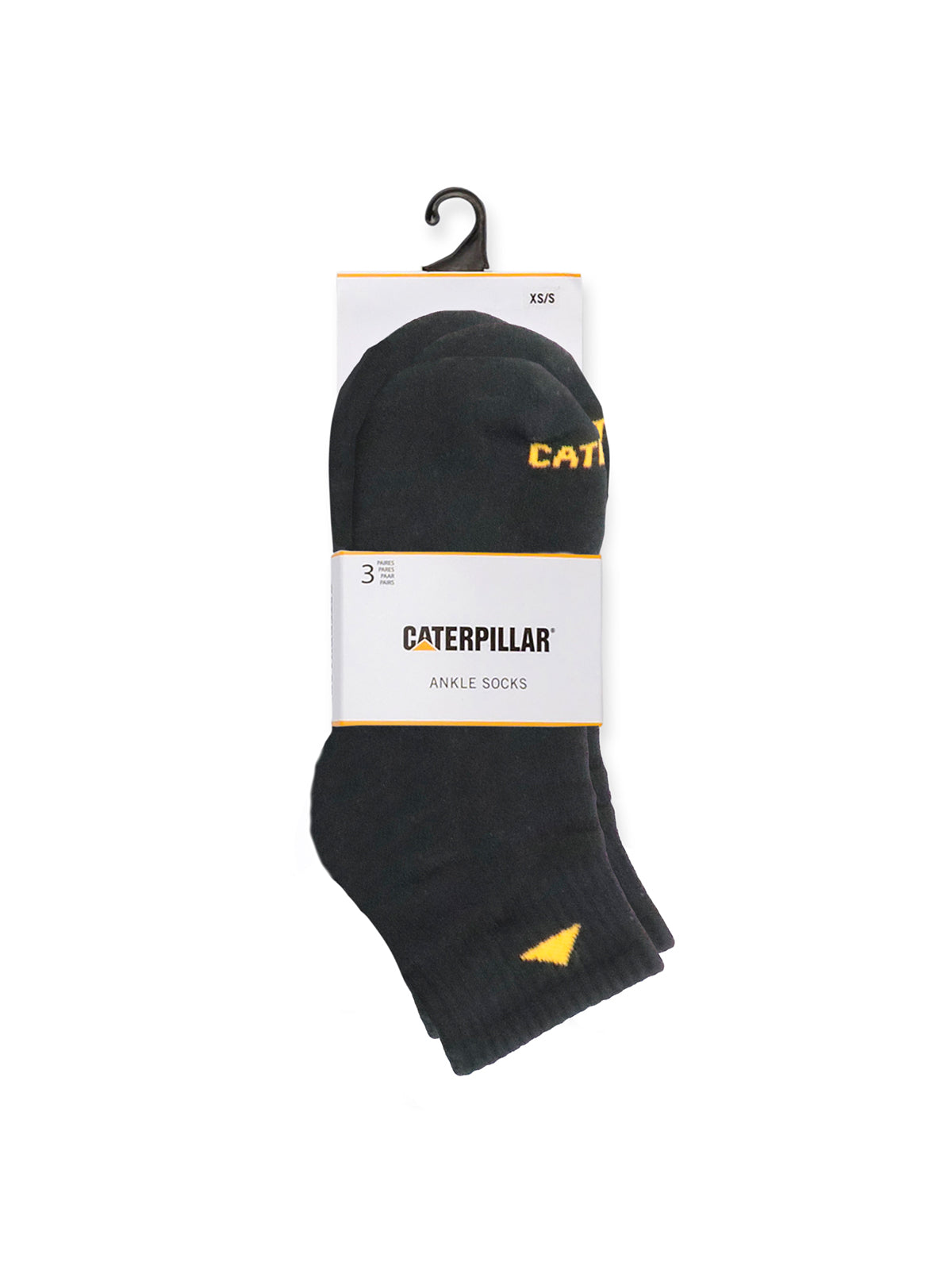 Calcetin Casual Unisex CAT BASICS ANKLE SOCK 3-PACK Negro CAT