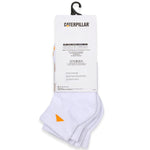 Calcetin Casual Unisex CAT BASICS ANKLE SOCK 3-PACK Blanco CAT