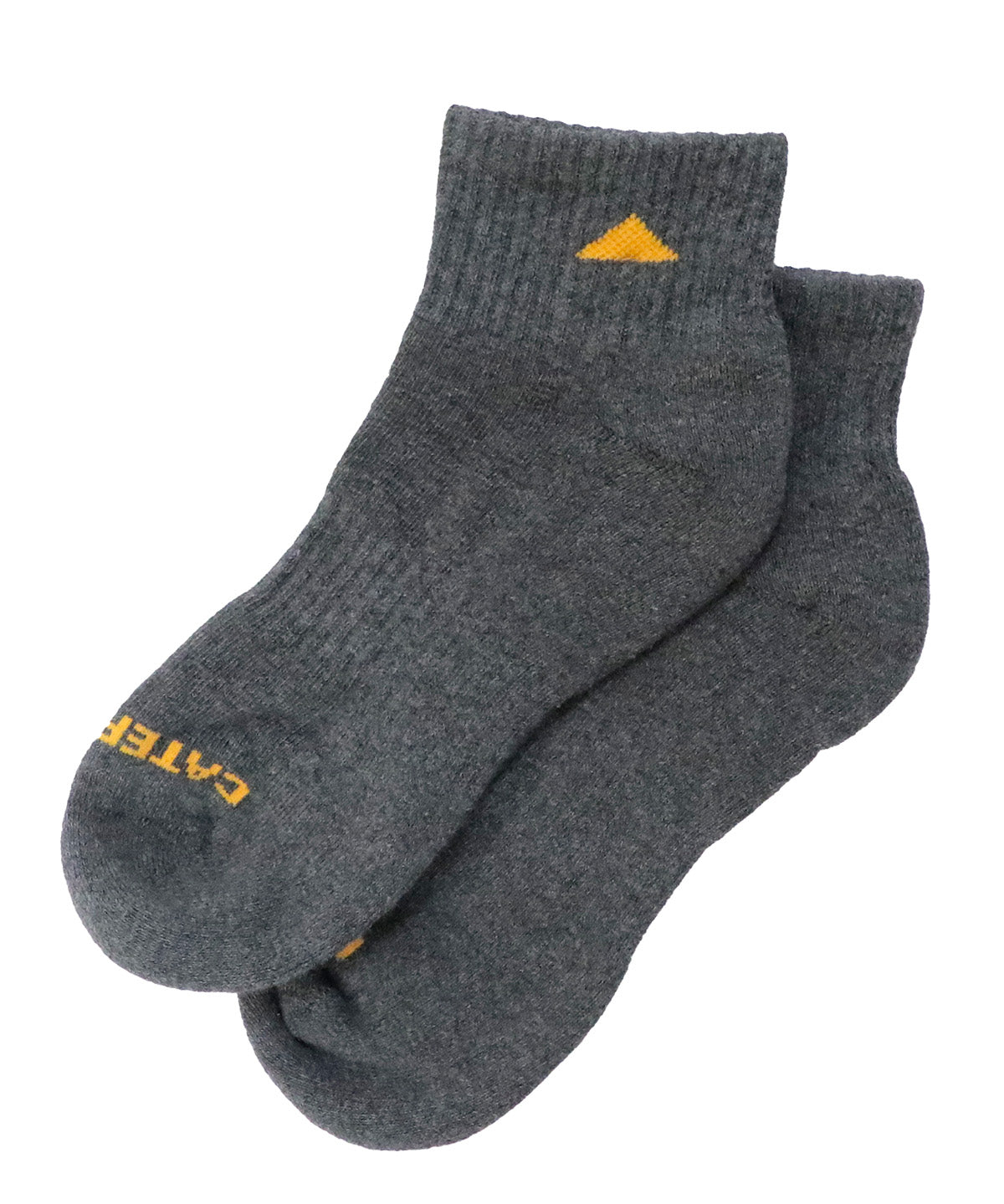 Pack de 3 Pares de Calcetines Cortos Unisex CAT Basics Ankle - Gris Oscuro Jaspeado