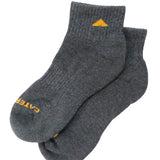 Pack de 3 Pares de Calcetines Cortos Unisex CAT Basics Ankle - Gris Oscuro Jaspeado