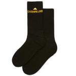 Calcetin Casual Unisex CAT BASICS CREW SOCK 3-PACK Negro CAT