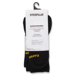 Calcetin Casual Unisex CAT BASICS CREW SOCK 3-PACK Negro CAT