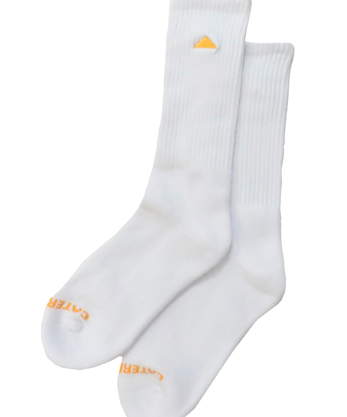 Pack de 3 Pares de Calcetines Altos Unisex CAT Basics Crew - Blanco