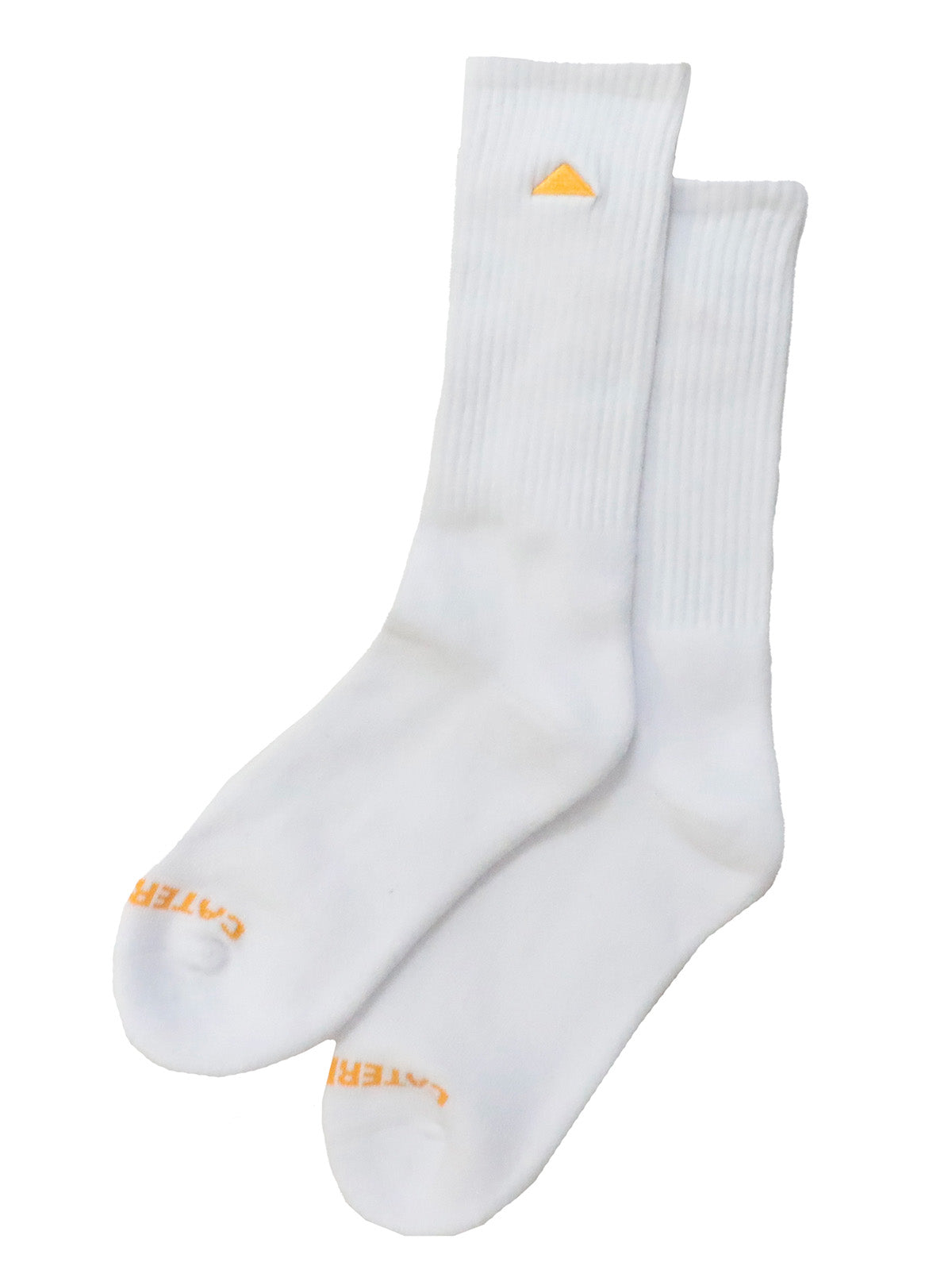 Pack de 3 Pares de Calcetines Altos Unisex CAT Basics Crew - Blanco