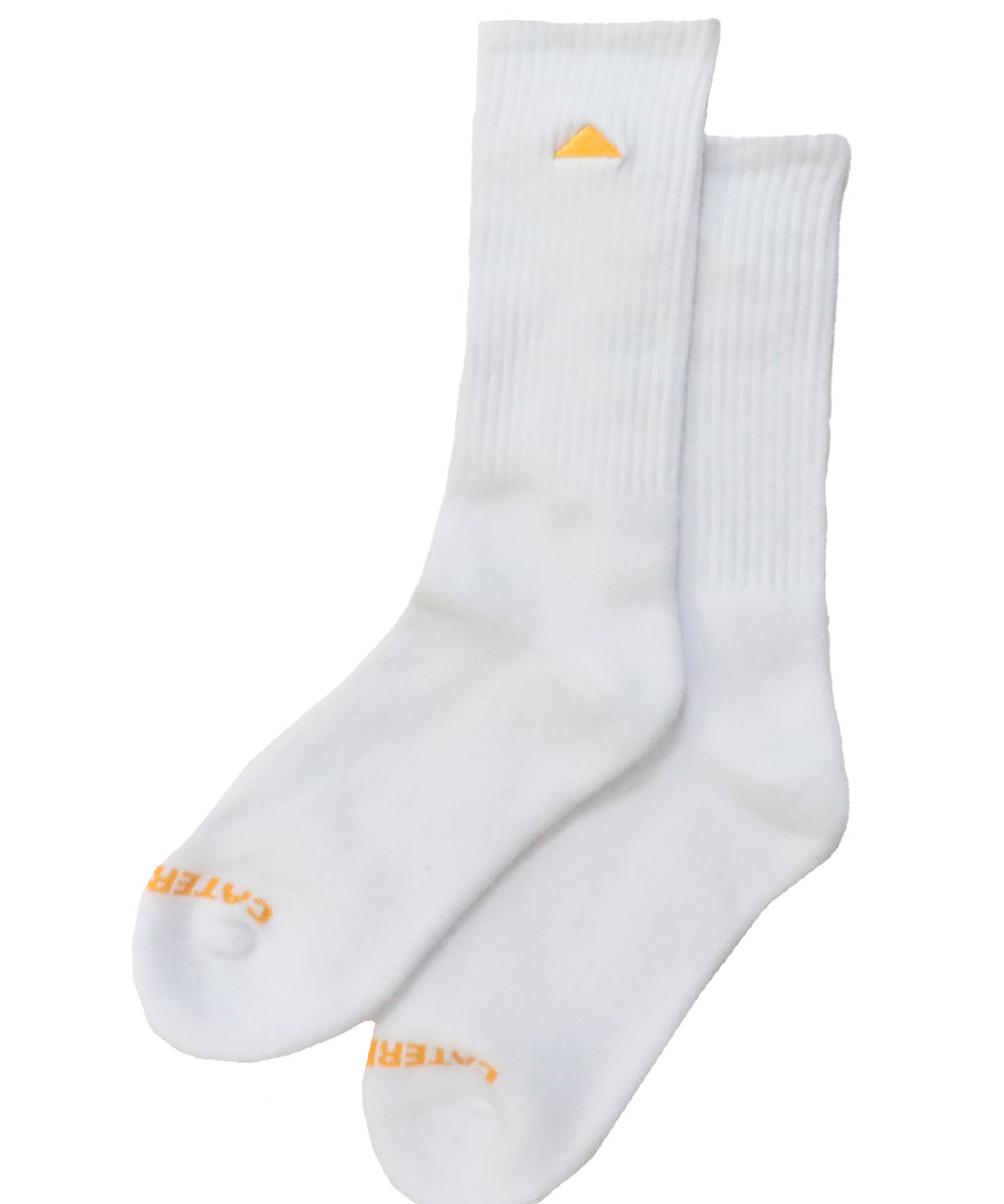 Calcetín Básico Largo Unisex Blanco Cat