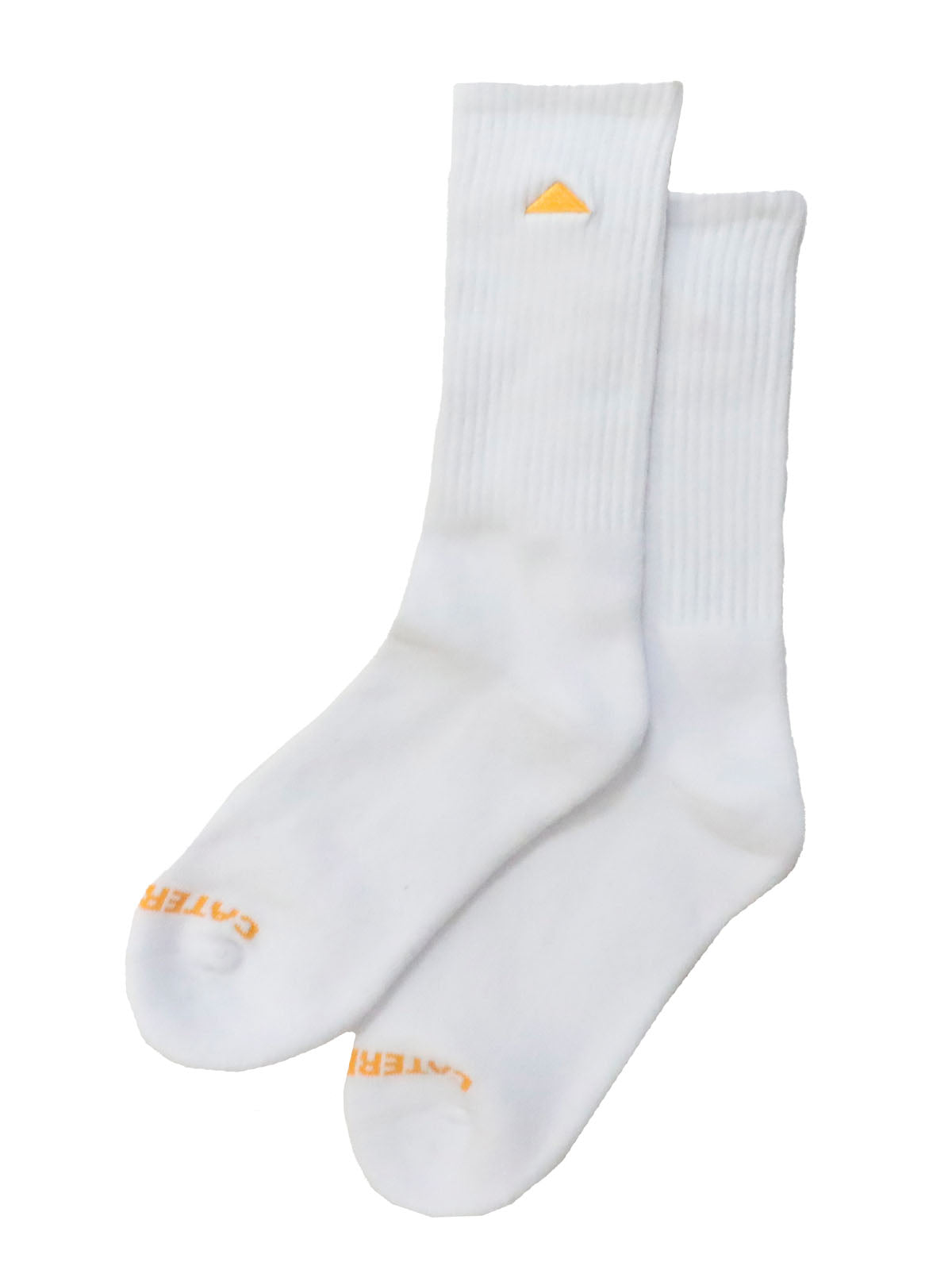 Calcetín Básico Largo Unisex Blanco Cat