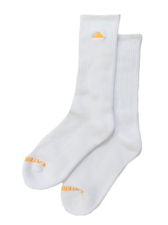 Calcetín Básico Largo Unisex Blanco Cat