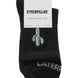Calcetín Medio Mujer Diseño Cactus Negro CAT