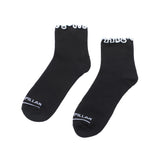 Calcetin Hombre W Ruffle Ankle Sock Negro