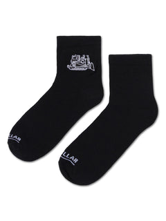 Calcetín Casual Hombre Lightweight Ankle Negro CAT
