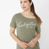 Polera Manga Corta Casual Mujer W Off The Shoulder Tee Verde Cat