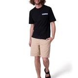 Polera Manga Corta Hombre Graphic Tee Negro