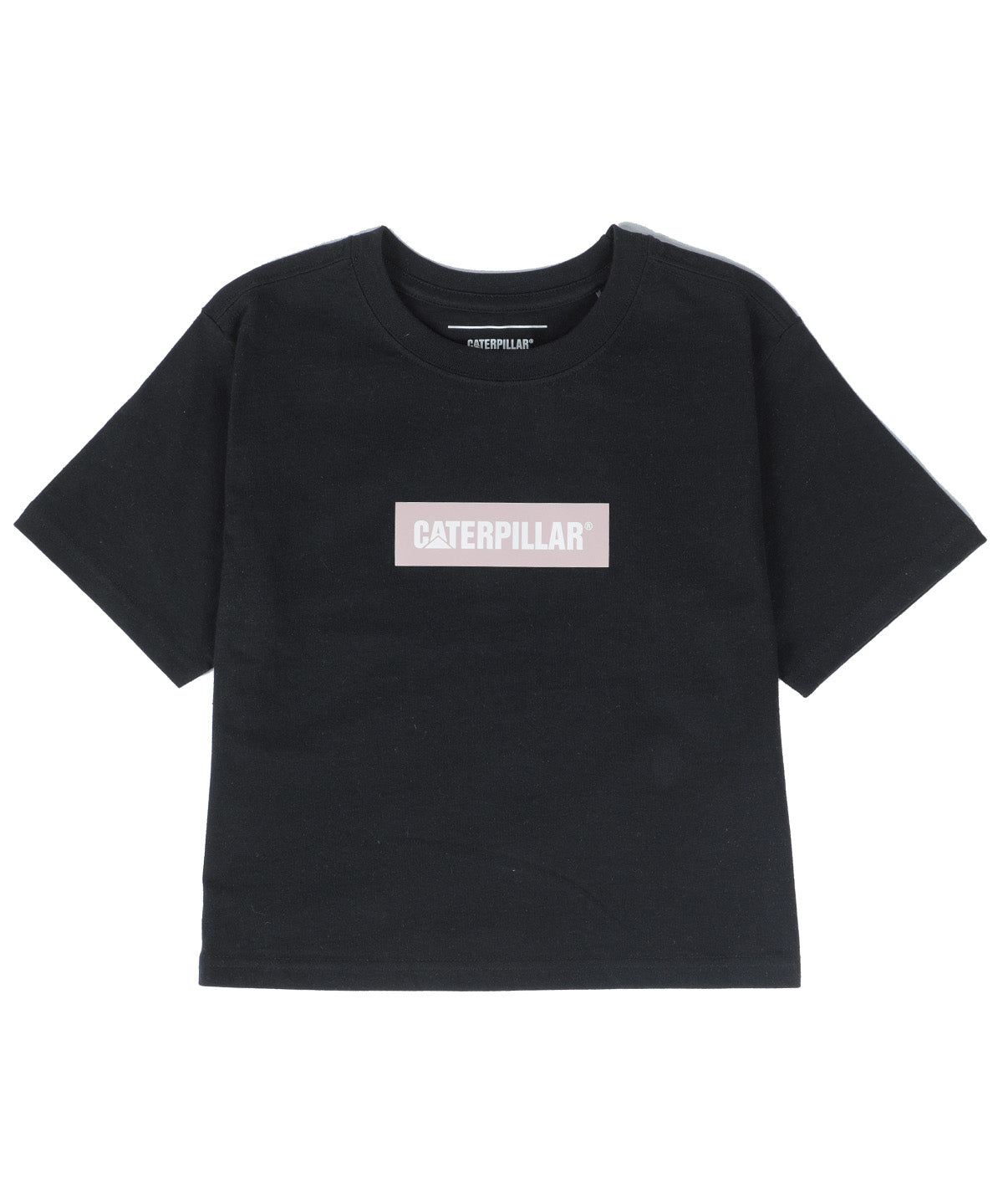 Polera Manga Corta Mujer Crop Graphic Tee Negro