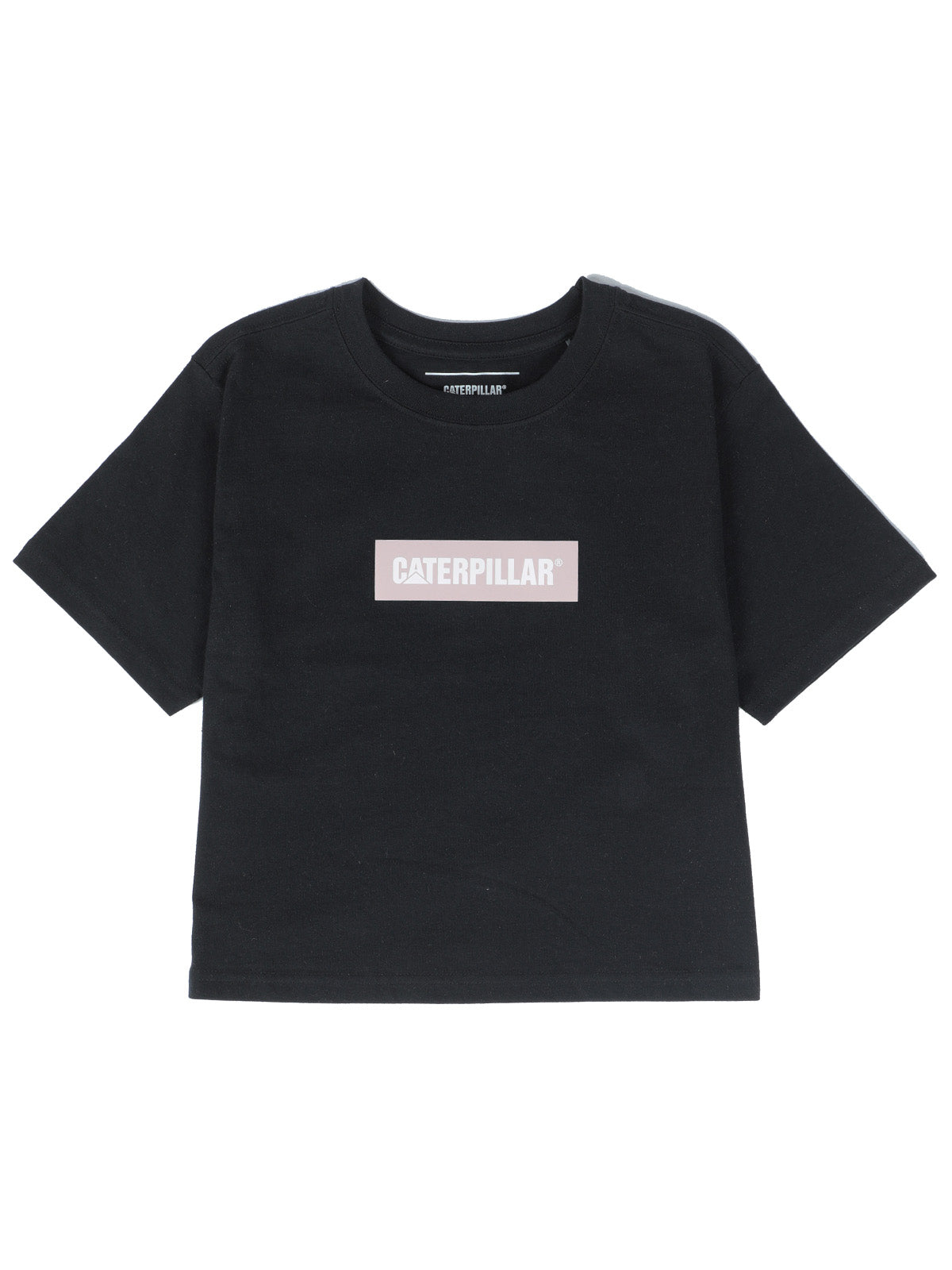 Polera Manga Corta Mujer Crop Graphic Tee Negro