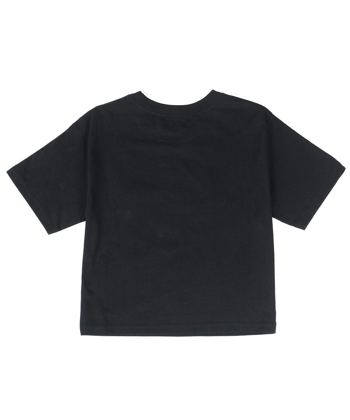 Polera Manga Corta Mujer Crop Graphic Tee Negro