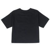 Polera Manga Corta Mujer Crop Graphic Tee Negro