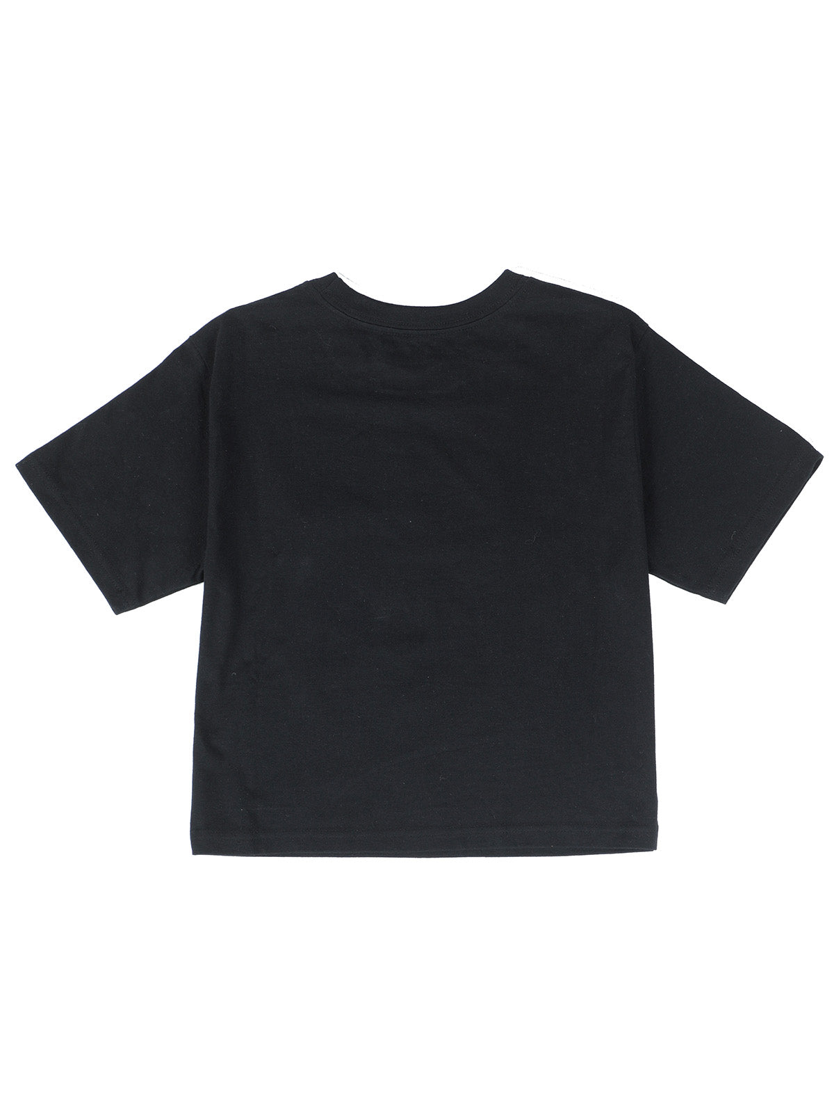 Polera Manga Corta Mujer Crop Graphic Tee Negro