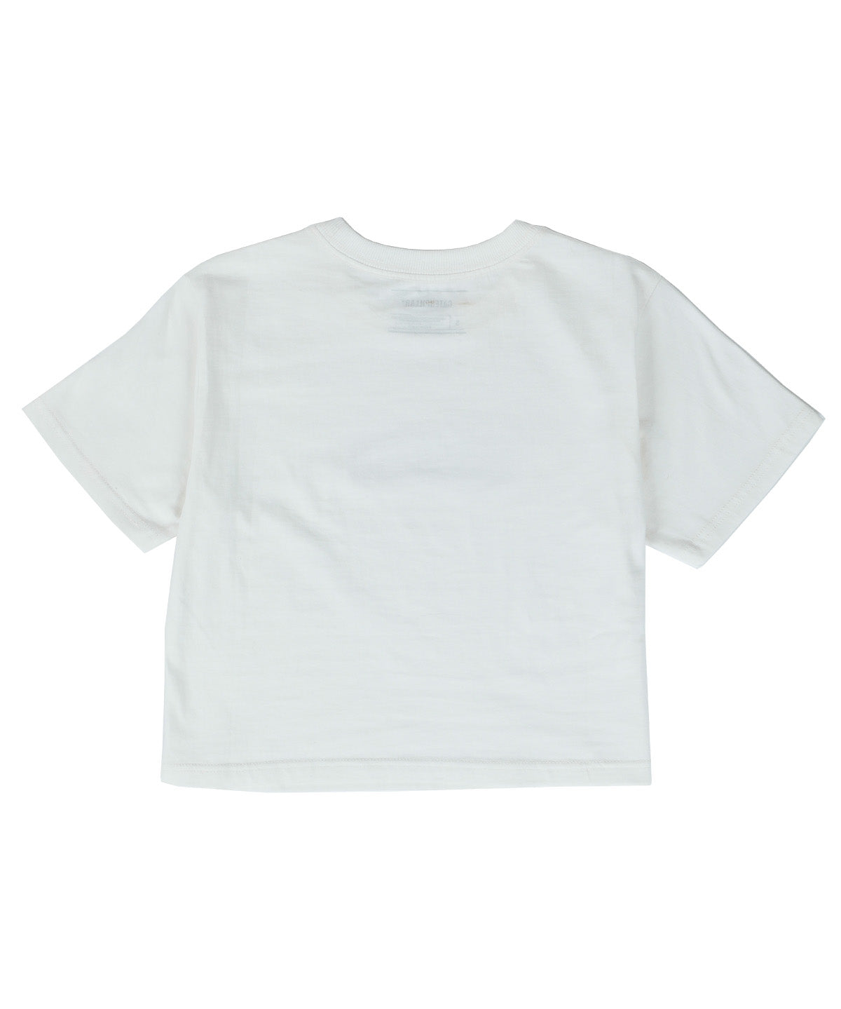 Polera Manga Corta Mujer Crop Graphic Tee Blanco