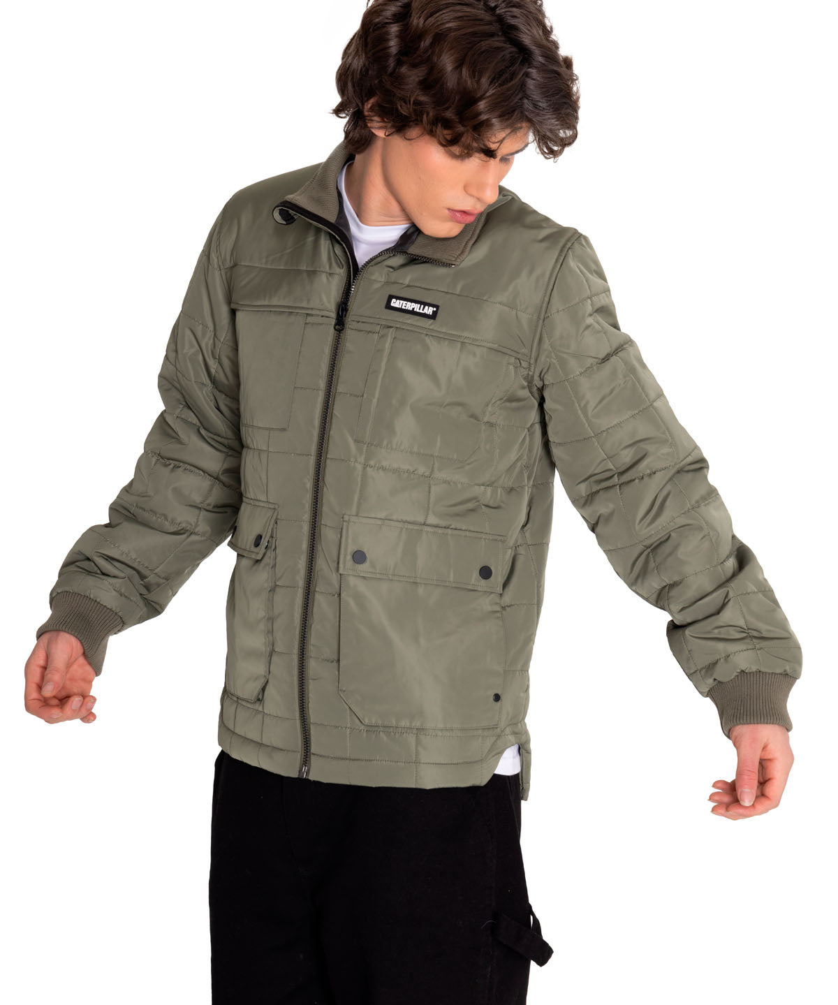 Chaqueta Casual Hombre Terrain Jacket Azul Cat