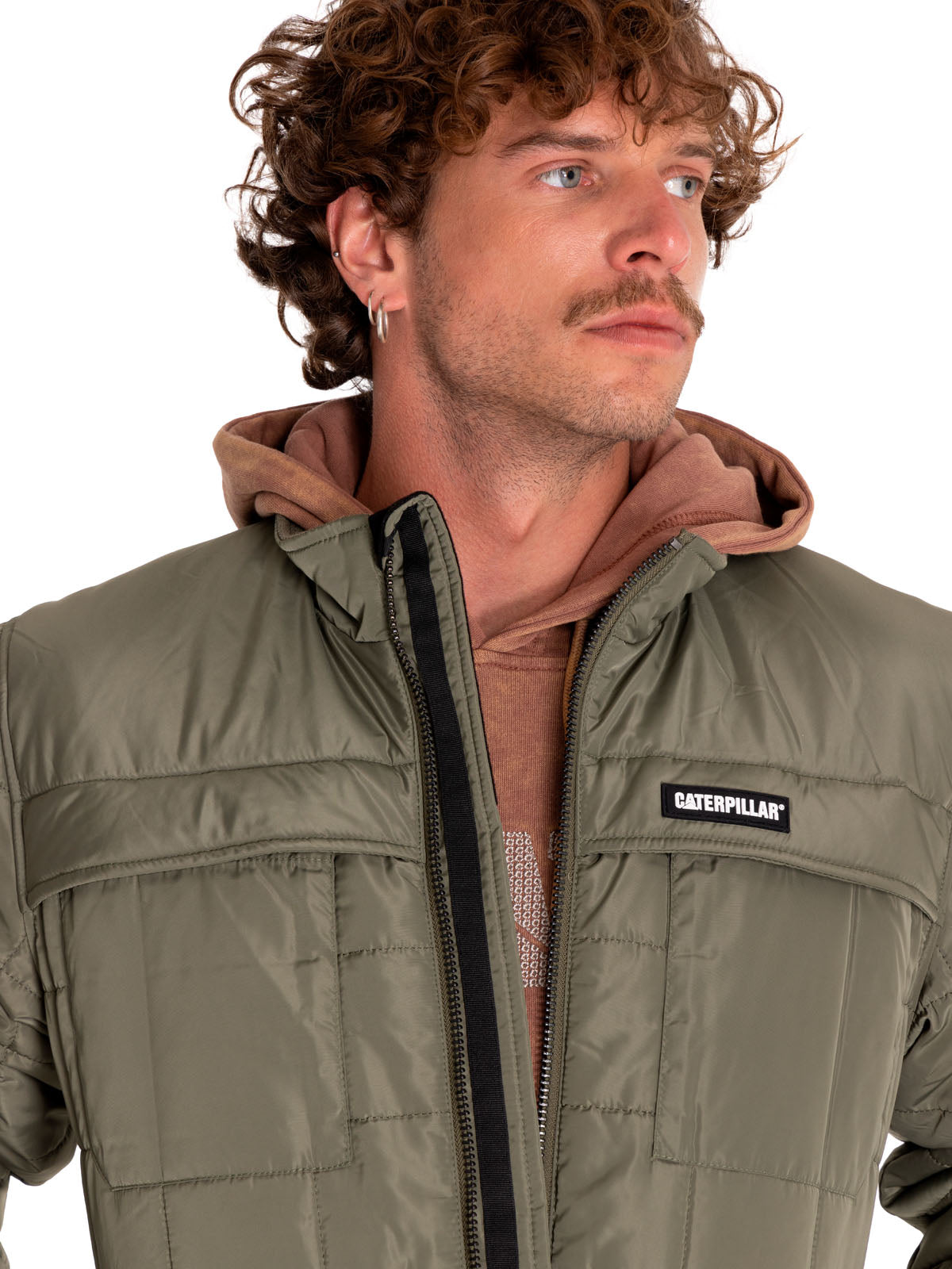 Chaqueta Casual Hombre Terrain Jacket Verde Cat