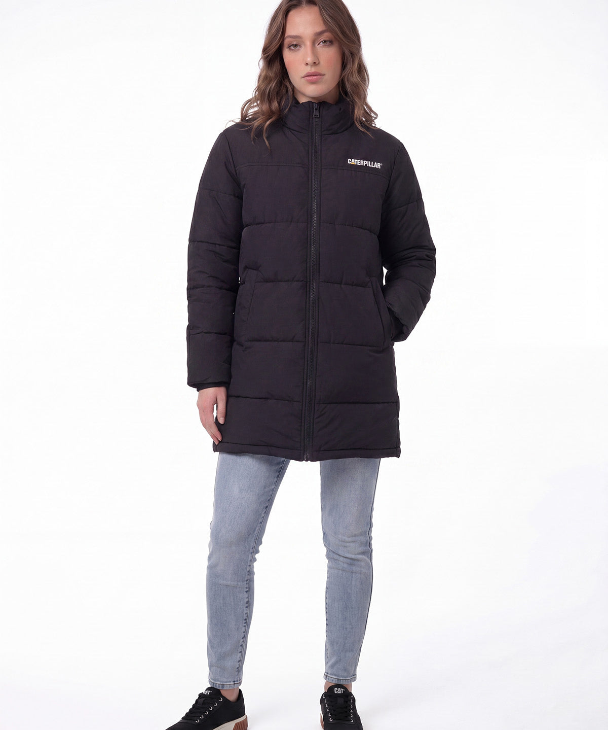 Chaqueta Mujer Heavyweight Insulated Puffer Negro Cat