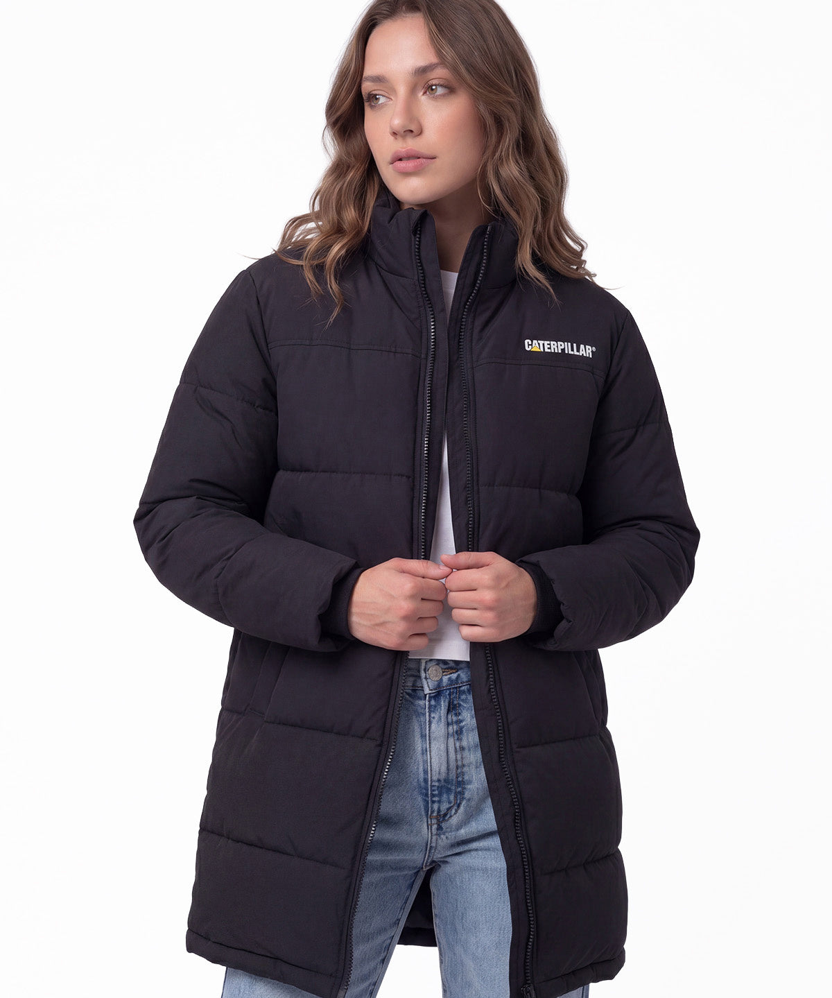 Chaqueta Mujer Heavyweight Insulated Puffer Negro Cat