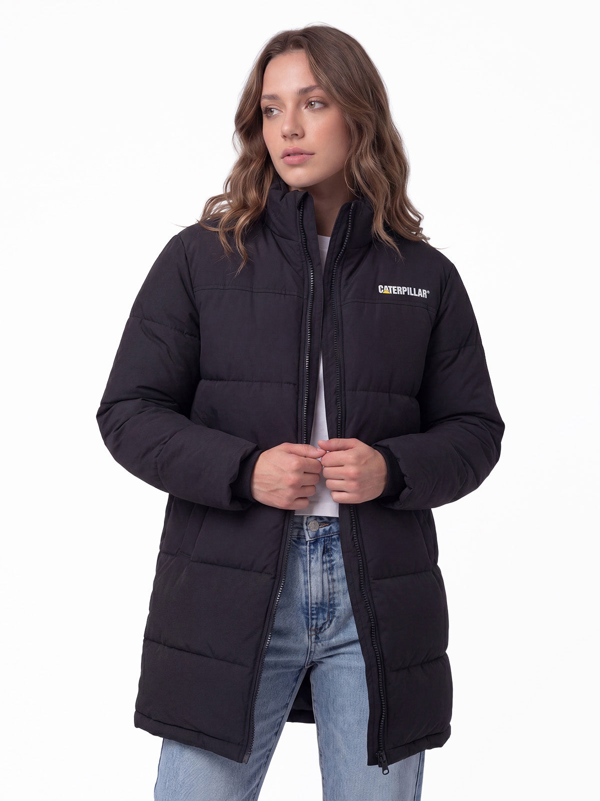 Chaqueta Mujer Heavyweight Insulated Puffer Negro Cat
