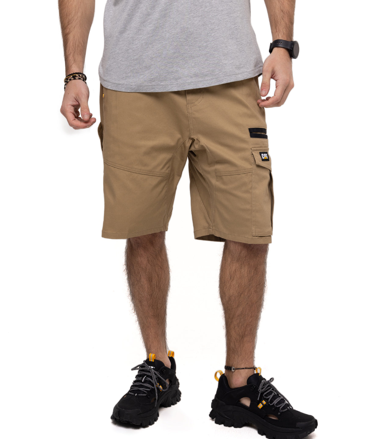 Short Casual Hombre Foundation Cargo Short Café Cat