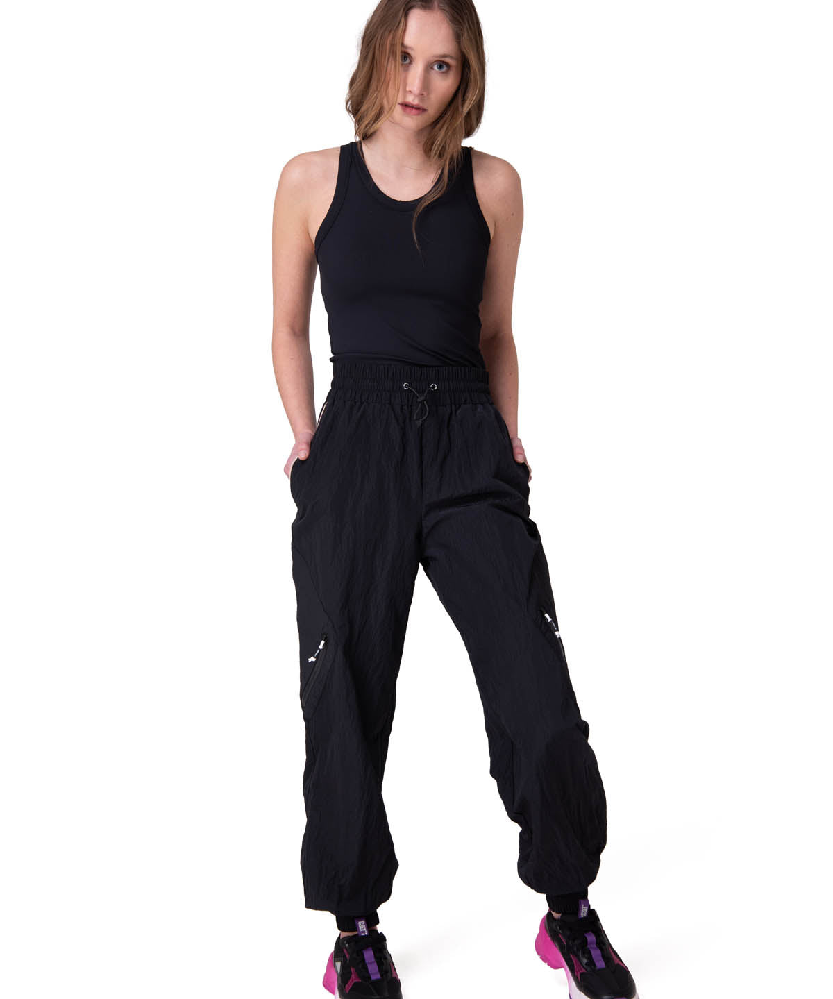 Pantalon Mujer W Nylon Ripstop E-Wa Negro