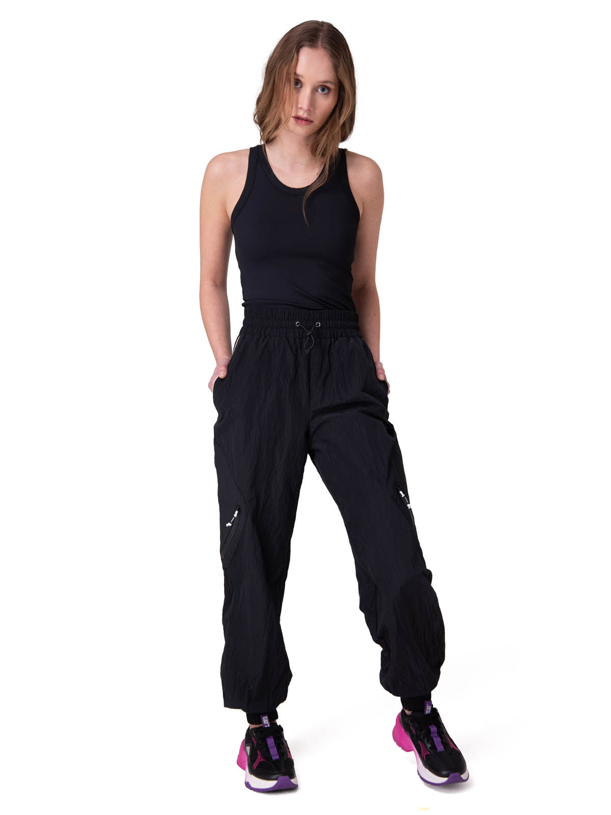 Pantalon Mujer W Nylon Ripstop E-Wa Negro