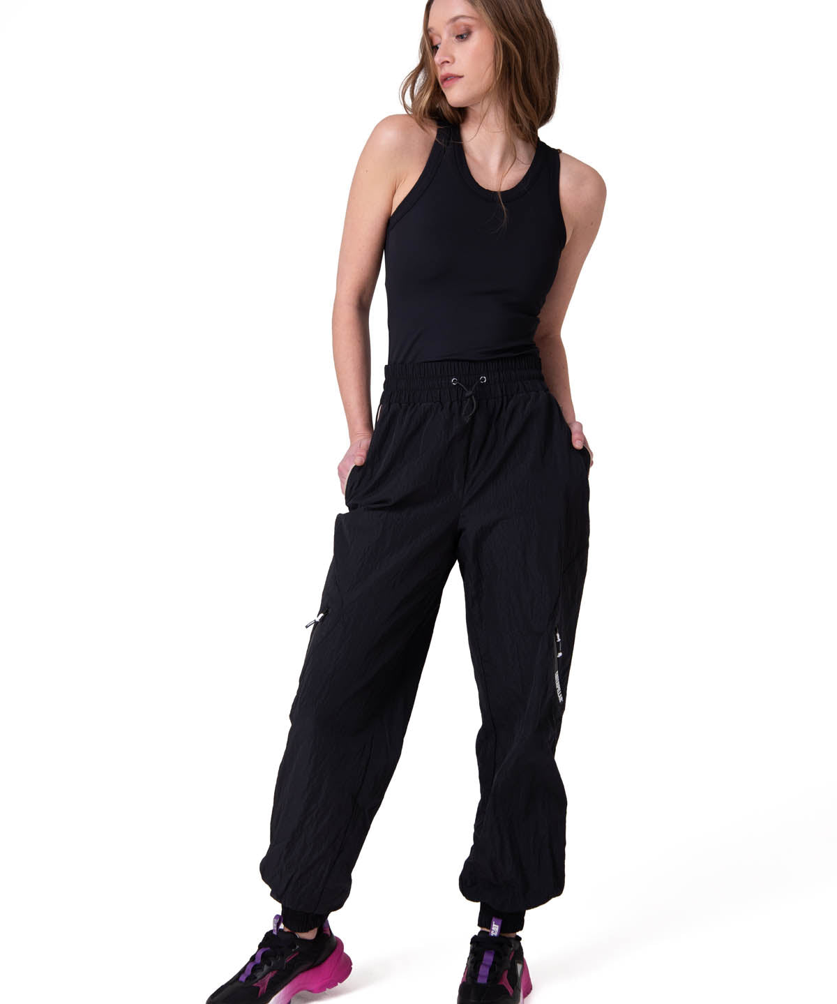 Pantalon Mujer W Nylon Ripstop E-Wa Negro