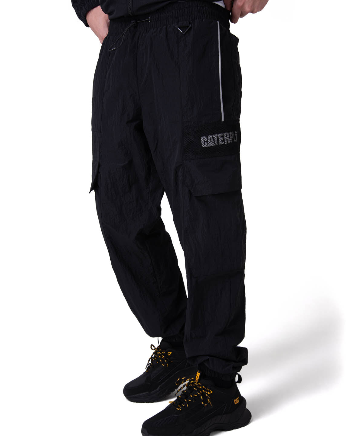 Pantalon Hombre Nylon Ripstop E-Wais Negro