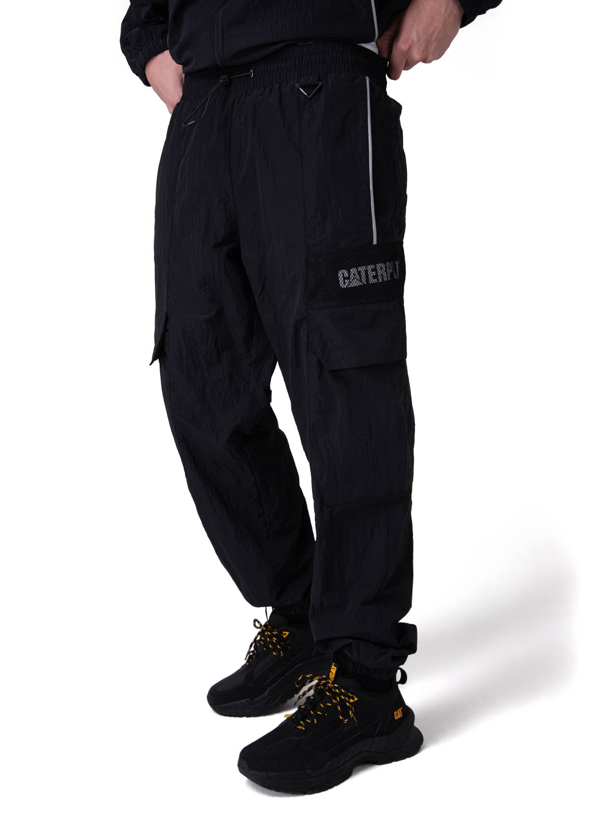 Pantalon Hombre Nylon Ripstop E-Wais Negro