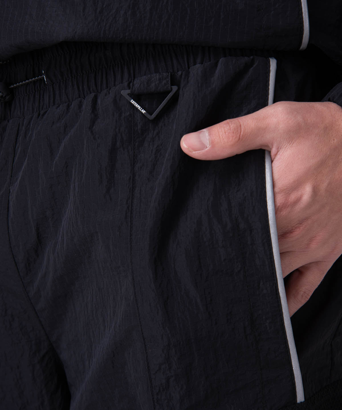 Pantalon Hombre Nylon Ripstop E-Wais Negro