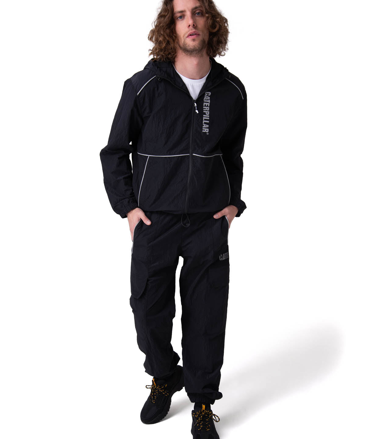 Pantalon Hombre Nylon Ripstop E-Wais Negro