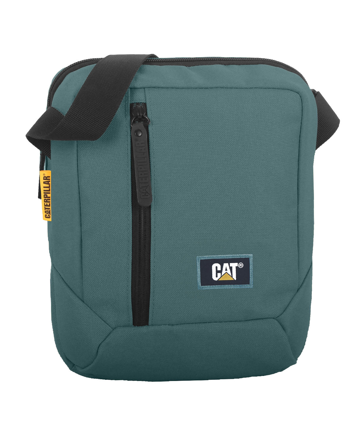 Bolso Con Compartimiento Tablet Unisex Shoulder Bag Verde Petróleo Cat